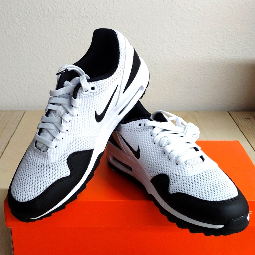 NIKE Men's Spikeless AIR MAX 1 G Golf Shoes!